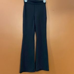 Wilfred free ladies flare leg tights in size small.  Black.